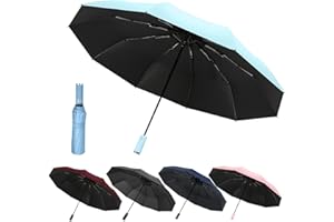 EEPLUYTY Duży automatyczny składany parasol, wiatroszczelny i wandaloodporny wytrzymały składany parasol, kompaktowy składany parasol z automatycznym otwieraniem i zamykaniem, łatwy do przenoszenia
