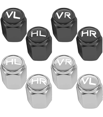 Ashata Bouchons De Valve De Pneu Bouchons Anti-poussière De Valve De Pneu Forme De Crâne Joint