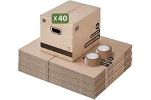 Pack and Move LOT CARTONS 36L X40 FSC MIX 70% Marron 40x30x30