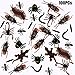 Produktbild 100er set Kunststoff Insekten Plastik Spielzeug Schaben, Spinnen, Skorpione, Ameisen, Geckoes, Tausendfüßler und Worms für Allerheiligen
