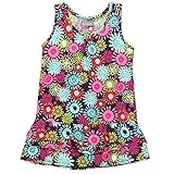 boboli Girl's Knit Stretch Floral Dress