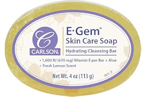 Carlson Labs - E-Gem Soap with Aloe Vera & Vitamin A & E 1000 IU - 4 oz.