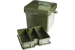 RIDGEMONKEY Ridge Monkey Compact Modular Bait Bucket System 7.5L- Carp Fishing Bait Organiser Storage Tubs
