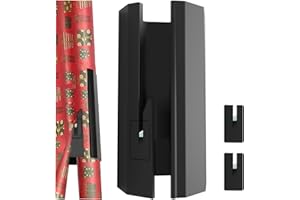 VILITI Wrapping Paper Cutter,with Replaceable 2 Blades Christmas Wrap Roll Cutters Tool Little Sliding Tube Gadget Accessories Rolled Cutting Ultra-Sharp Device,for Halloween Birthday Holiday Crafting Gift