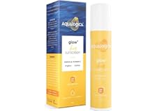 Aqualogica Glow+ Dewy Sunscreen SPF 50 PA++++ | UVA/B & Blue Light Protection for Men & Women | Oily, Dry, Sensitive & Combin