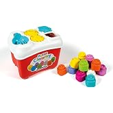 Clementoni 17171 Soft Clemmy Soft Block Bulb Bucket Toy, Multicolor