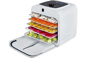 ‎KOPP VERLAG Kopp Verlag Infrarot-Dörrautomat | vier voreingestellte Programme | Obst und Gemüse länger haltbar | Infrarot-Technololgie | für jeden Benutzertyp geeignet | angenehm leise