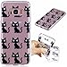 Produktbild Ooboom® Samsung Galaxy S9+ Plus Hülle Transparent TPU Silikon Ultra Dünn Durchsichtig Schutzhülle Handy Tasche Case Backcover für Samsung Galaxy S9+ Plus - Schwarz Katze