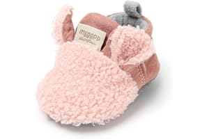 LACOFIA Scarpe Invernali da Bambina Stivaletti neonata con Suola Morbida Antiscivolo