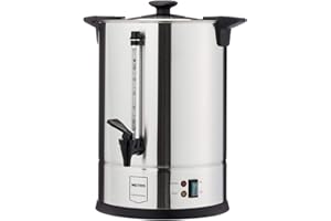 METRO Professional Macchina per caffè GCM4011, 10,5L, 70 tazze, 1650W, funzione riscaldamento, protezione surriscaldamento, indicatore di livello, parete esterna fresca, coperchio con blocco