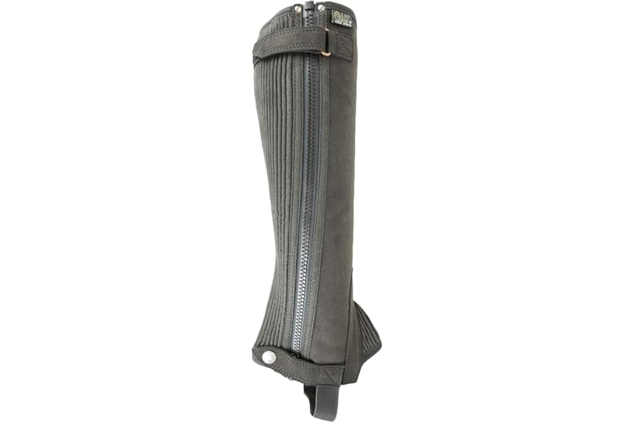 AK Washable Micro Suede Leather Horse Riding Half Chaps