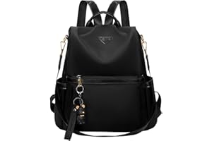 Leathario Zaino Donna Antifurto e Impermeabile, Zainetto, Zaini, Borsa Donna per Ufficio, Lavoro, Università, Viaggio