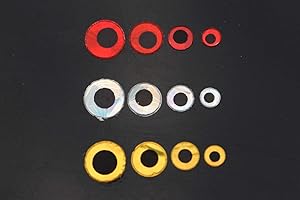 Tigofly 360 Unidades/Lote 3 Colores Surtidos 2D Plano pegajoso señuelo de Pesca Ojos 3/4/5/6 mm Realista DIY Haciendo Mosca Tying Eyes Materiales