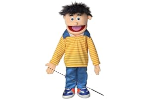 SILLY PUPPETS Bobby, Peach Boy, Full Body, Ventriloquist Style Puppet, 65cm