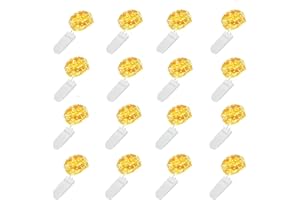 PAWARSO Luci LED a Batteria, 16 Pezzi 1M 10 Luci Stringa Filo Di Rame Lucine Decorative a Batteria per Natale,Decorazione di Nozze, Matrimonio, DIY, Festa