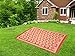 Produktbild Love2Sleep Nylon Outdoor Picknick Wasserdicht indischen Teppich Matte Decke 120 x 180 cm – CREME und rot