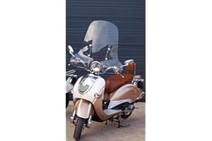 CASABIKE Roller Windschild Klarglas Windschutzscheibe Retroroller Motorroller ZNEN NOVA