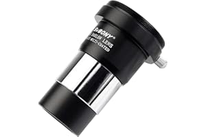 Svbony Lentilles de Barlow 2X, 1,25 Pouces avec Filetage M42 pour Adaptateur en T, FMC en Métal Barlow Oculaire Accessoires pour la Photographie DSLR au Télescope