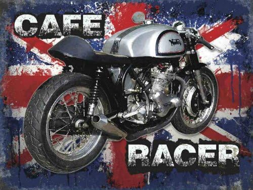 The Original Cafe Racer Metal Wall Sign