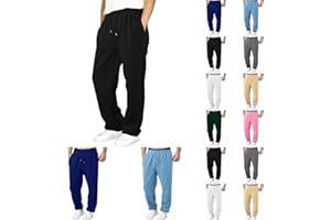 Tinarying Boys Girls Sweatpants Kids Jogging Bottoms with Pocket and Drawstring Joggers for Children Unisex Sports Trousers Tracksuit Bottoms Lounge Pants Activewear