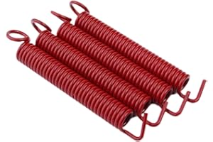 Guyker Noiseless Tremolo Springs (Set of 4) for FR Fender Strat ST Stratocaster Electric Guitar Bridge Instruments Accessories Replacement Part, Red