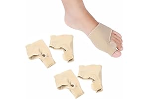 KARELLS Hallux Valgus Correcteur Jour Nuit, Gros Redresseur Orteil, Gros Redresseur Orteil Manchons de Protection pour Amortir Hallux Valgus, Hammer Toe, Soulagement de Douleur, 2 paires