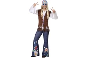Atosa disfraz hippie hombre adulto hombre adulto XL