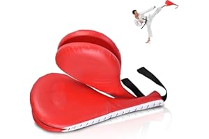HERCHR Taekwondo Kick Pads, 39x19,5x5cm karaté Arts Martiaux cibles de Frappe Tapis d'entraînement de Kickboxing équipement d'entraînement léger pour Enfants Jeunes et Adultes