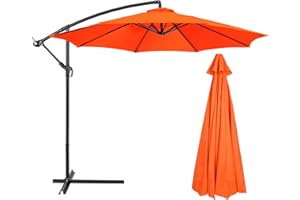 AUPSU Umbrella Replacement Parasol Canopy, Patio Replacement Parasol Cover Umbrella Cover for Garden Yard Patio Deck (Roof Canopy Only)