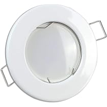 LED Einbaustrahler Silber, 5 Watt Warmweiß – Schwenkbar, GU10, 70 Mm Bohrloch (IP20)