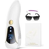 Épilateur Lumière Pulsée avec Fonction de Refroidissement, Épilateur Laser avec 999,900 Flashs, 9 Niveaux d'Énergie, Épilatio