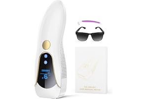 DEPLITE Depiladora Laser IPL con Función de Refrigeración, 19.35 J Depiladora Luz Pulsada con 9 Nivel de Energía, 2 Modos, 999.900 Luz Pulsada para Mujer y Hombre, Piernas, Bikini, Axilas, Cara, Cuerpo