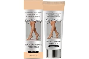 Kropp och ben makeup vattentät, unisex concealer, täcker tatueringar, ärr, pigmentfläckar och födelsemärken, ger en jämn, slät, naturlig och glänsande hudton (Natural)