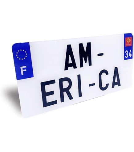 2 Stickers Plaque Immatriculation – Département 80 – Blason La Somme – Garantis 5 Ans – 45x98mm