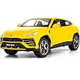 Metro Toys & Gift® LAMBOR Urus | 1:24 Scale | Big Size Die-cast Model Alloy Metal Pull Back Toy car for Kids with Openable Doors & Light, Music Toy Vehicle for Kids 【Colors as Per Stock】