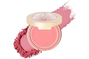 Oulac Coloretes para mejillas maquillaje vegano, rubor en polvo mineral, colores intensos, colorete para construir, fácil de mezclar, vegano, 4,8 g, 13 pétalos de flor