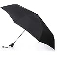 SHINE small portable compact Black umbrella with manual folding mechanism