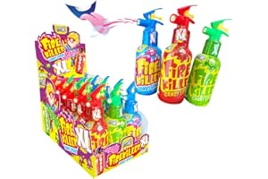 SWEET FLASH Fire Killer XL Saures Candy Spray 15er Display (15x70ml) – Saures Süßwaren-Spray in Feuerlöscheroptik mit Apfel-, Erdbeer- & Himbeergeschmack | Für Kindergeburtstage, Mottopartys & Goodie Bags