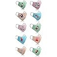 CHINTNAM Multi Layer Cotton Fabrics Cartoon Reusable & Washable 3D Face Mask (Multicolour, Without Valve, Pack of 10) for Kids