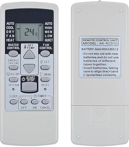 TELECOMANDO DI RICAMBIO PER CONDIZIONATORE D'ARIA Fujitsu AR-RCD1C AR