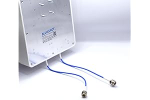 PARADAR Bluespot: 5G-ready outdoor antenna for UK broadband, 4G LTE-A + 5G support, cross-polarised, high gain & weatherproof, pole mount, no cables