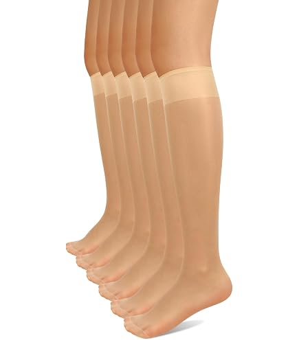 Calze Ginocchio Cosyfeet – 6 Paia, 20 Denari, Piede Extra Largo, Comode Per Tutti I Giorni