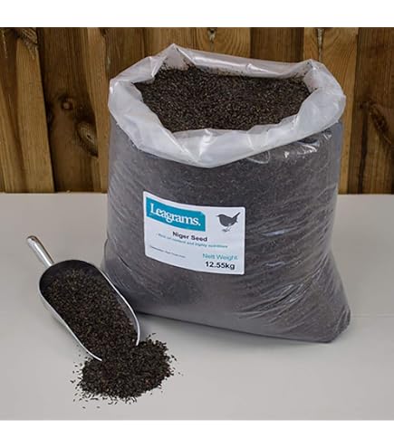 Niger Seed Wild Bird Food – High Energy Feed For Finches, Siskins & Small Birds, 15kg Bag - View #10