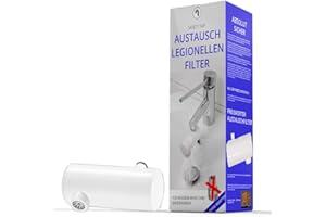 ‎SANQUELL Austauschfilter Legionellenfilter Wasserhahn SAFETY TAP | sofortiger Legionellenschutz | Medizintechnik | einfache Installation