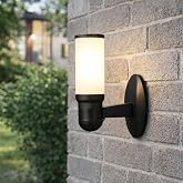 Zita Kule Bah&ccedil;e Duvar Apliği 34 cm | E27 Duy | IP54 Dış Mekan Duvar Lambası | UV Dayanımlı | Bah&ccedil;e, Teras, Veranda ve Y&uuml;r&uuml;y&uuml;ş