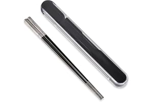 KALIONE Przenośne Metalowe Pałeczki ze Stali Nierdzewnej z Etui, Wielokrotnego Użytku Tytanowe z Grawerunkiem Laserowym i Wzorem Feniksa