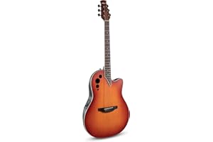 Applause Guitare acoustique Elite AE48-1l satin honeyburst Super Shallow Cutaway