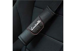 ZHFF 2 Pezzi per Alfa Romeo Giulietta Copri Cintura Coprispalle Cintura di Sicurezza Coprispalle Proteggere Cuscino Protezione Cintura Cuscino Sostituzione Interno