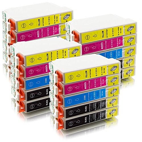 ms-point® 20 kompatible Druckerpatronen für Epson Expression Home XP-100 XP-102 XP-200 XP-202 XP-205 XP-210 XP-212 XP-215 XP-225 XP-30 XP-300 XP-302 XP-305 XP-310 XP-312 XP-313 XP-315 XP-320 XP-322 XP-325 XP-33 XP-400 XP-402 XP-405 XP-405WH XP-410 XP-412 XP-413 XP-415 XP-420 XP-422 XP-425 Patronen kompatibel zu T1811 T1812 T1813 T1814 18XL - 2