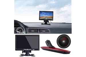 DYNAVSAL Monitor per Auto LCD TFT da 7 Pollici + 1280*720 Pixel Super HD Telecamera Retromarcia per Mercedes Benz Vito W447 109 111 114 BLUETEC LWB Kasten CDI Van two double door Transporter from 2015